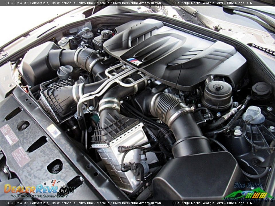 2014 BMW M6 Convertible BMW Individual Ruby Black Metallic / BMW Individual Amaro Brown Photo #10