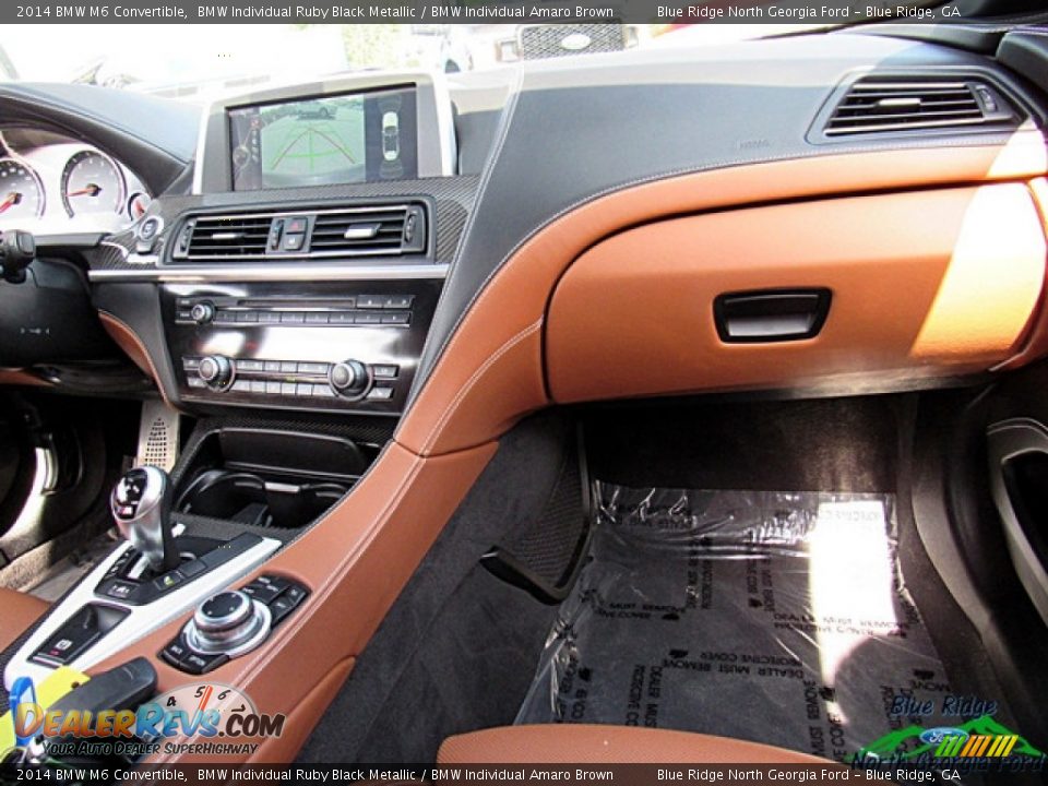 2014 BMW M6 Convertible BMW Individual Ruby Black Metallic / BMW Individual Amaro Brown Photo #15