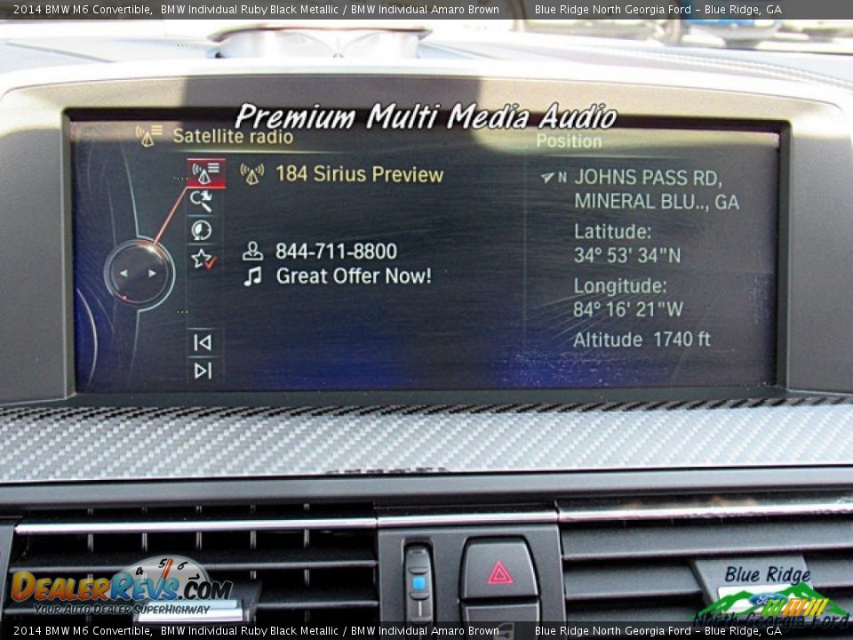 2014 BMW M6 Convertible BMW Individual Ruby Black Metallic / BMW Individual Amaro Brown Photo #19