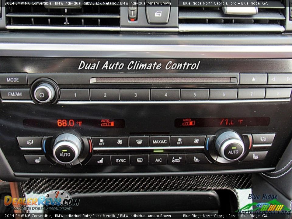 2014 BMW M6 Convertible BMW Individual Ruby Black Metallic / BMW Individual Amaro Brown Photo #20