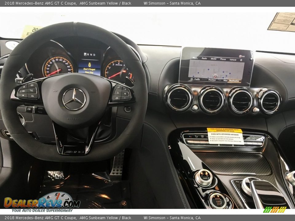 Dashboard of 2018 Mercedes-Benz AMG GT C Coupe Photo #4
