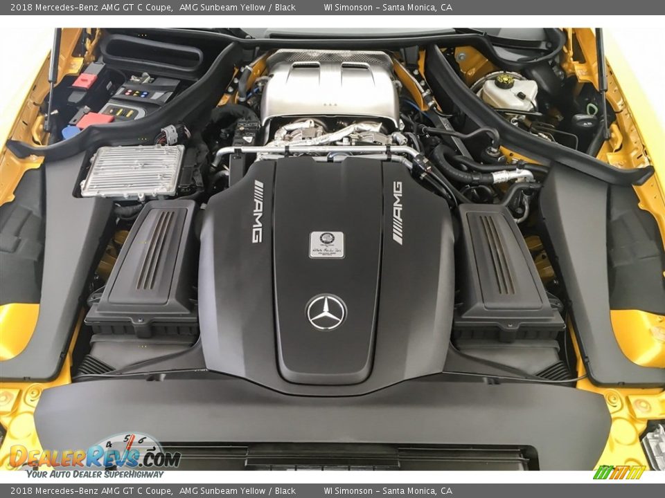 2018 Mercedes-Benz AMG GT C Coupe 4.0 Liter AMG Twin-Turbocharged DOHC 32-Valve VVT V8 Engine Photo #9