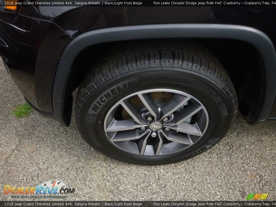 2018 Jeep Grand Cherokee Limited 4x4 Sangria Metallic / Black/Light Frost Beige Photo #2