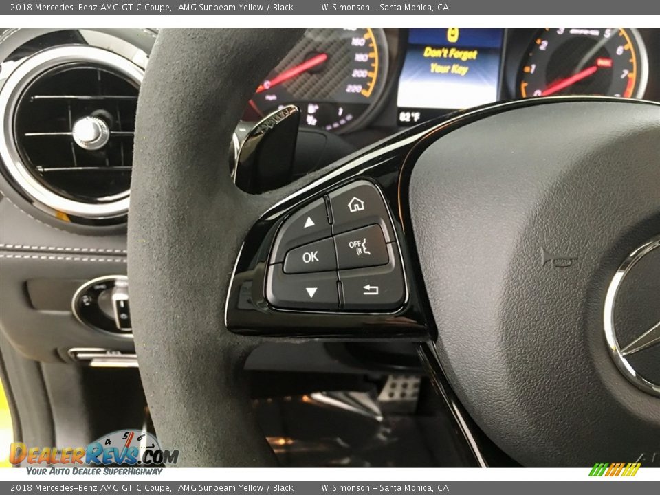 2018 Mercedes-Benz AMG GT C Coupe Steering Wheel Photo #17