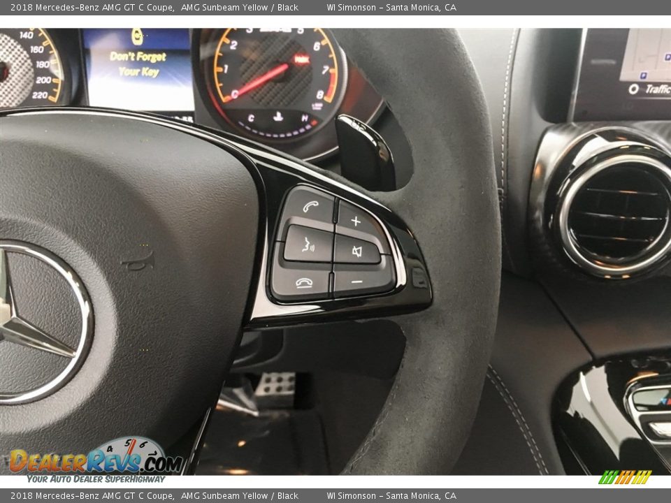 2018 Mercedes-Benz AMG GT C Coupe Steering Wheel Photo #18