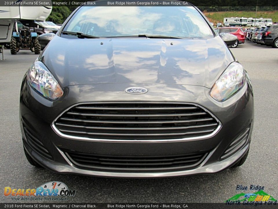 2018 Ford Fiesta SE Sedan Magnetic / Charcoal Black Photo #8