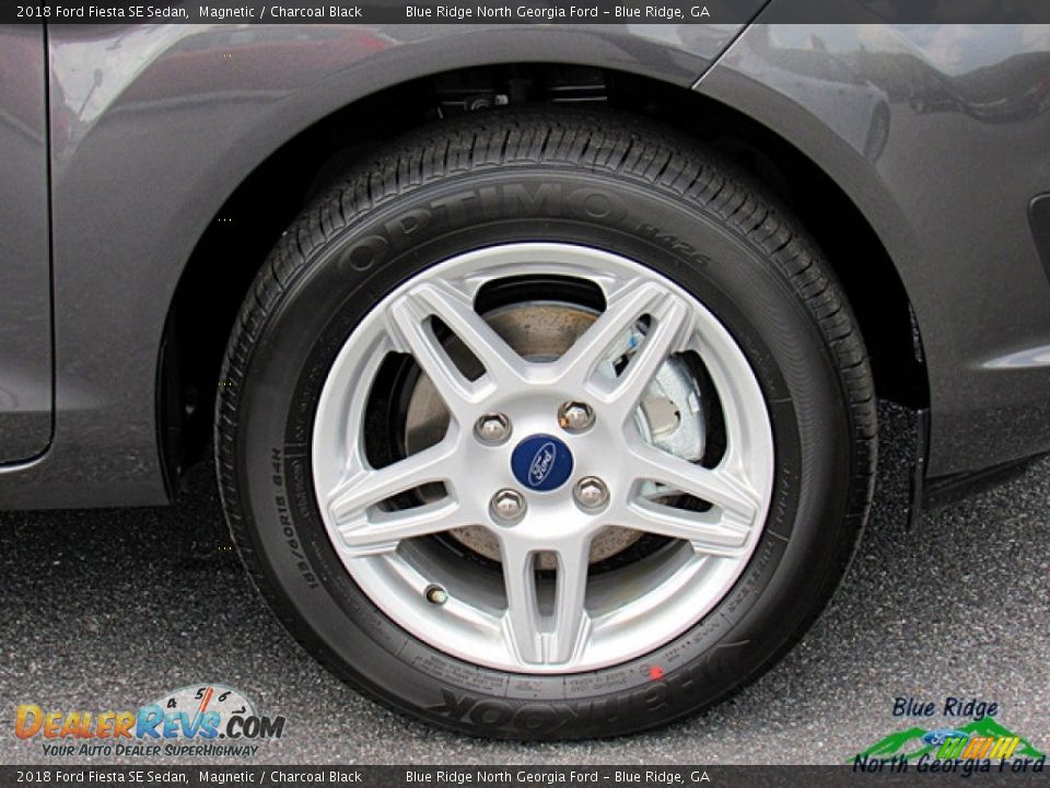 2018 Ford Fiesta SE Sedan Magnetic / Charcoal Black Photo #9