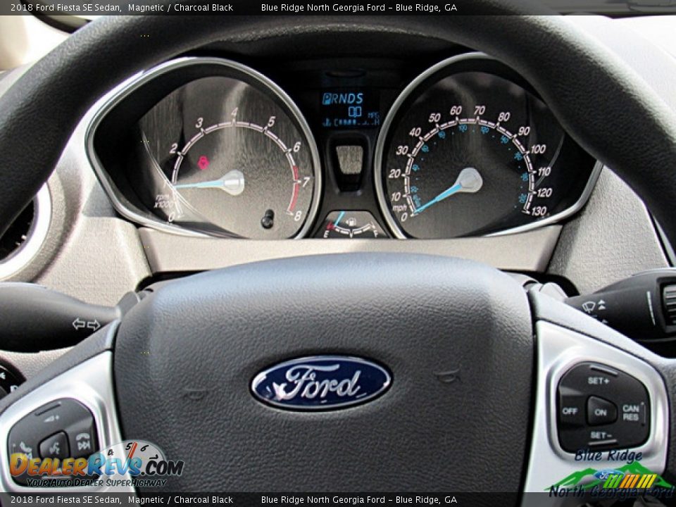 2018 Ford Fiesta SE Sedan Magnetic / Charcoal Black Photo #14