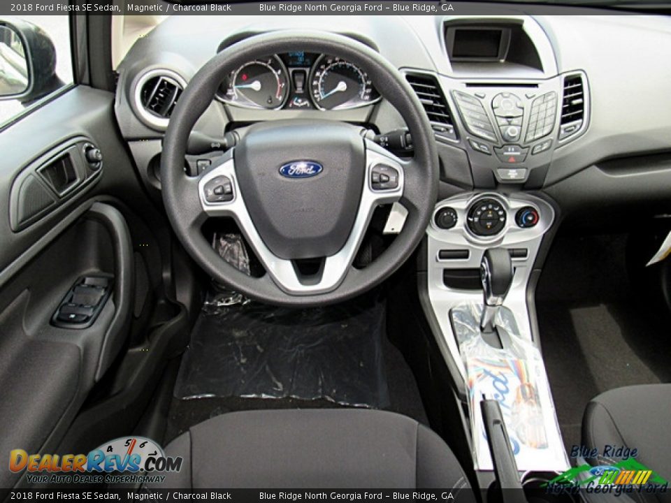 2018 Ford Fiesta SE Sedan Magnetic / Charcoal Black Photo #21