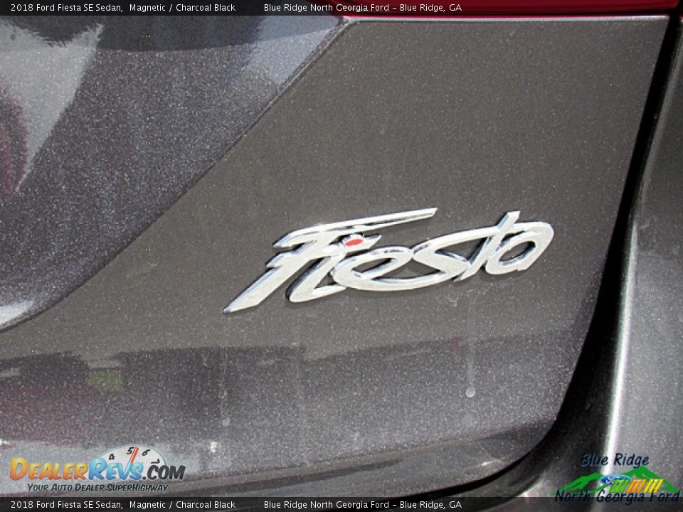 2018 Ford Fiesta SE Sedan Magnetic / Charcoal Black Photo #33