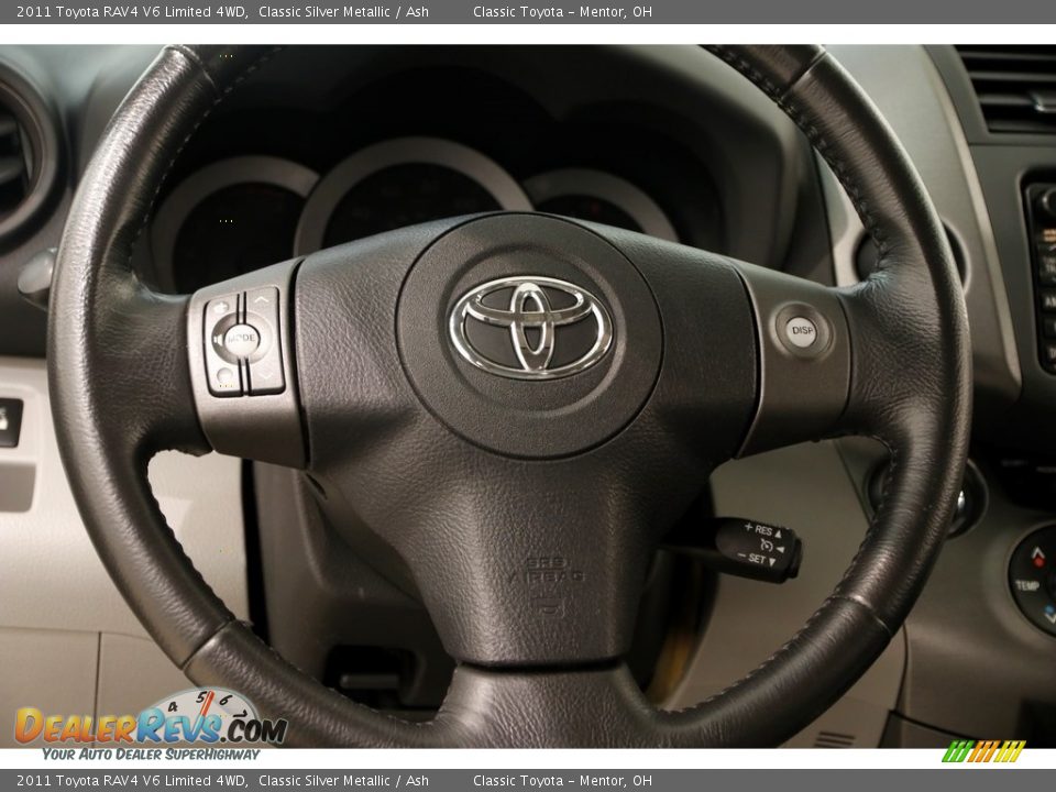 2011 Toyota RAV4 V6 Limited 4WD Classic Silver Metallic / Ash Photo #7