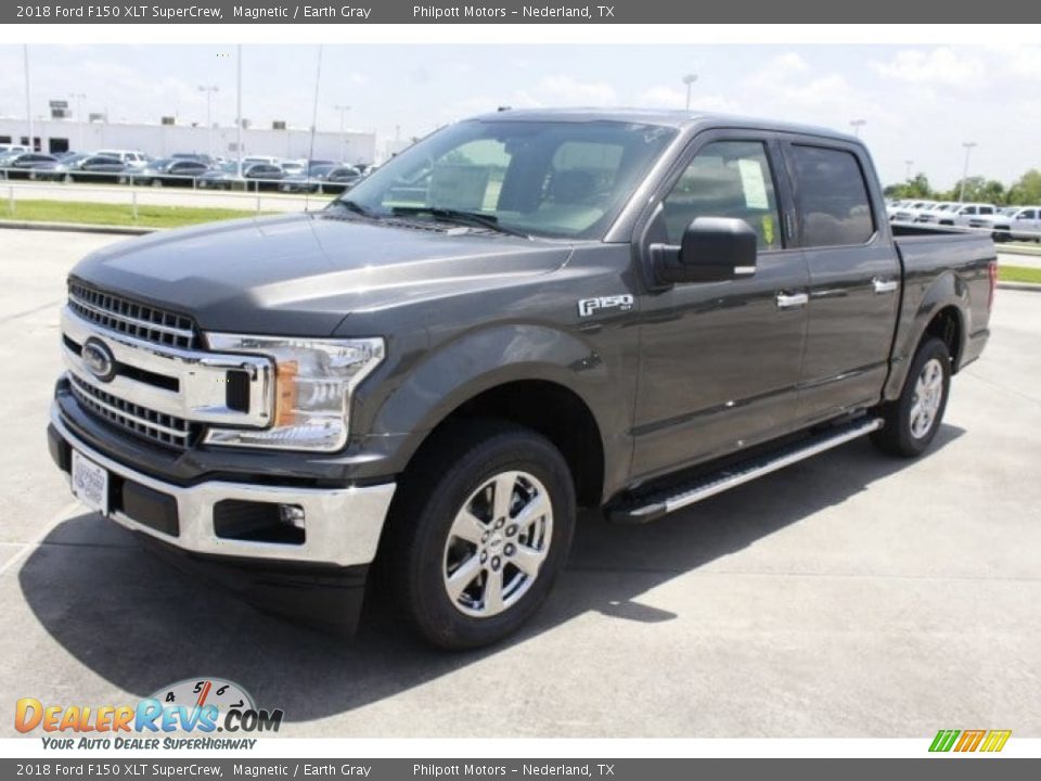 2018 Ford F150 XLT SuperCrew Magnetic / Earth Gray Photo #3