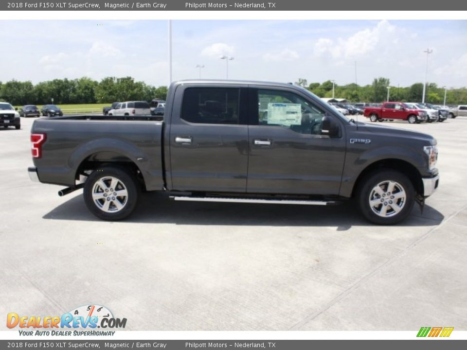 2018 Ford F150 XLT SuperCrew Magnetic / Earth Gray Photo #11