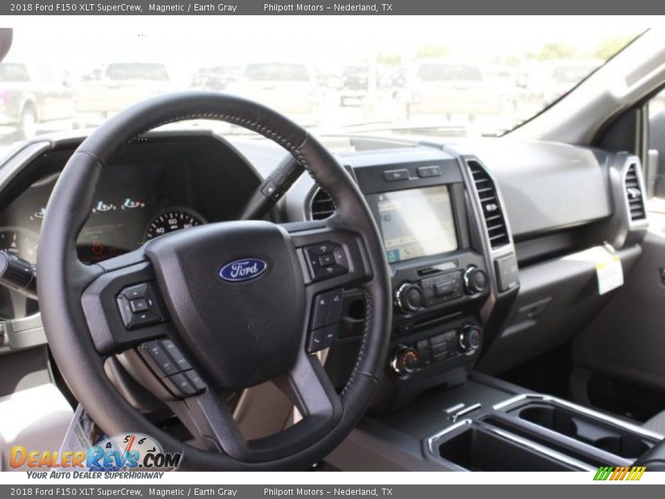 2018 Ford F150 XLT SuperCrew Magnetic / Earth Gray Photo #14