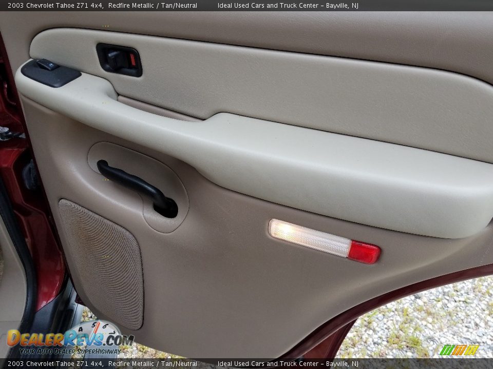2003 Chevrolet Tahoe Z71 4x4 Redfire Metallic / Tan/Neutral Photo #14