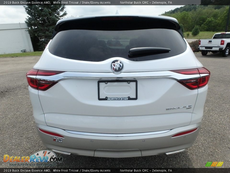 2019 Buick Enclave Essence AWD White Frost Tricoat / Shale/Ebony Accents Photo #6