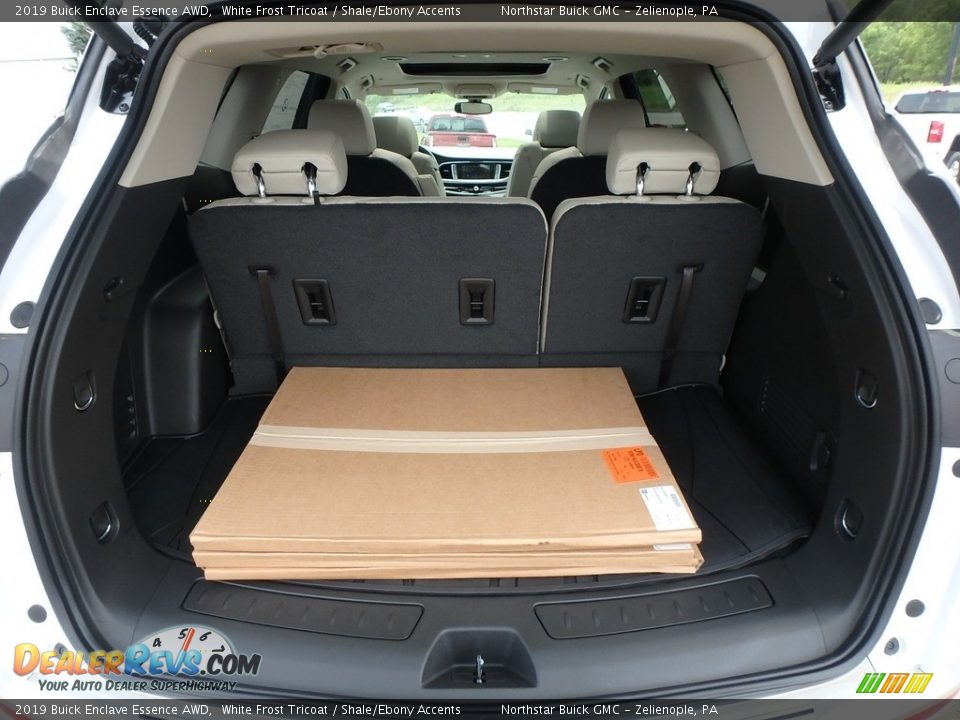 2019 Buick Enclave Essence AWD White Frost Tricoat / Shale/Ebony Accents Photo #7