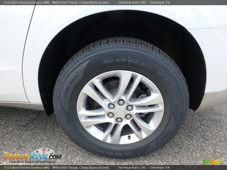 2019 Buick Enclave Essence AWD White Frost Tricoat / Shale/Ebony Accents Photo #10