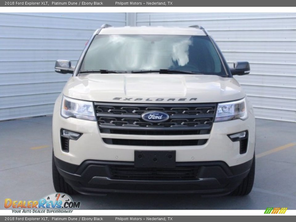 2018 Ford Explorer XLT Platinum Dune / Ebony Black Photo #2