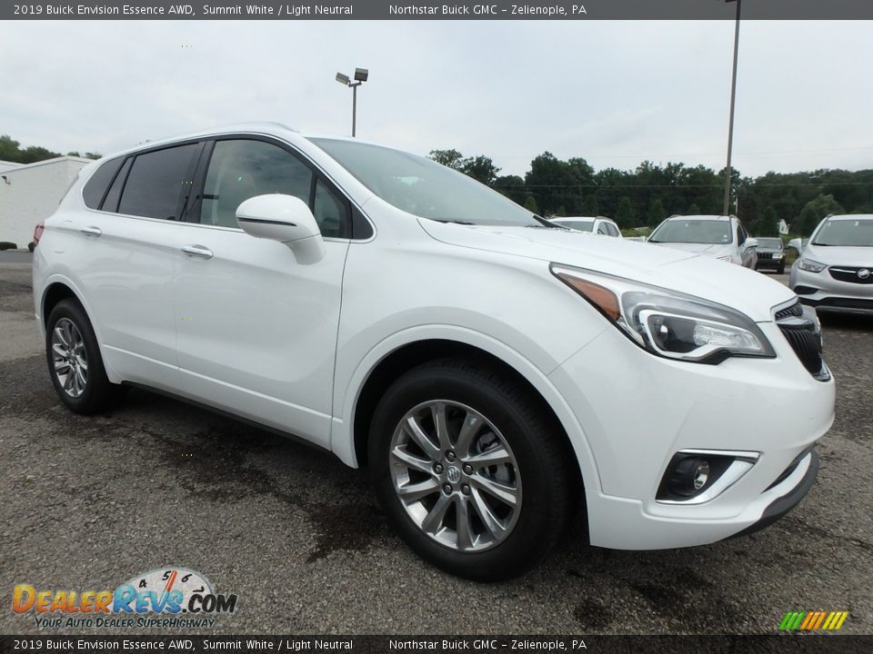2019 Buick Envision Essence AWD Summit White / Light Neutral Photo #3