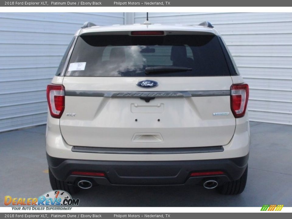 2018 Ford Explorer XLT Platinum Dune / Ebony Black Photo #8