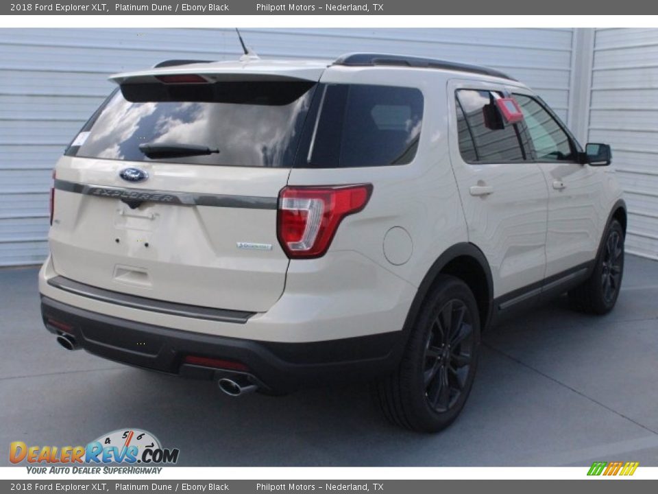 2018 Ford Explorer XLT Platinum Dune / Ebony Black Photo #9
