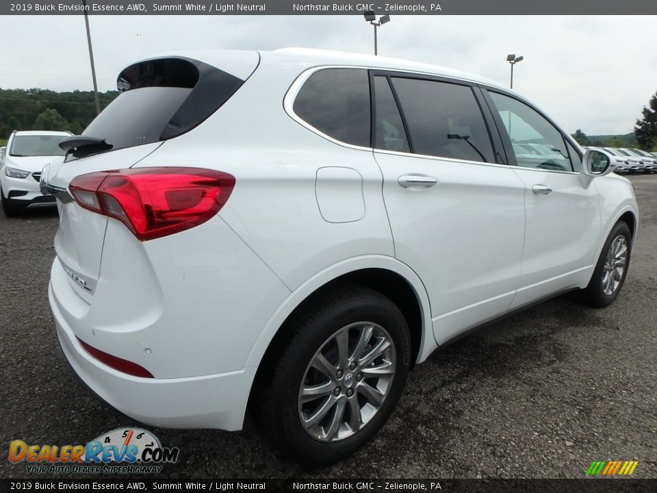 2019 Buick Envision Essence AWD Summit White / Light Neutral Photo #5
