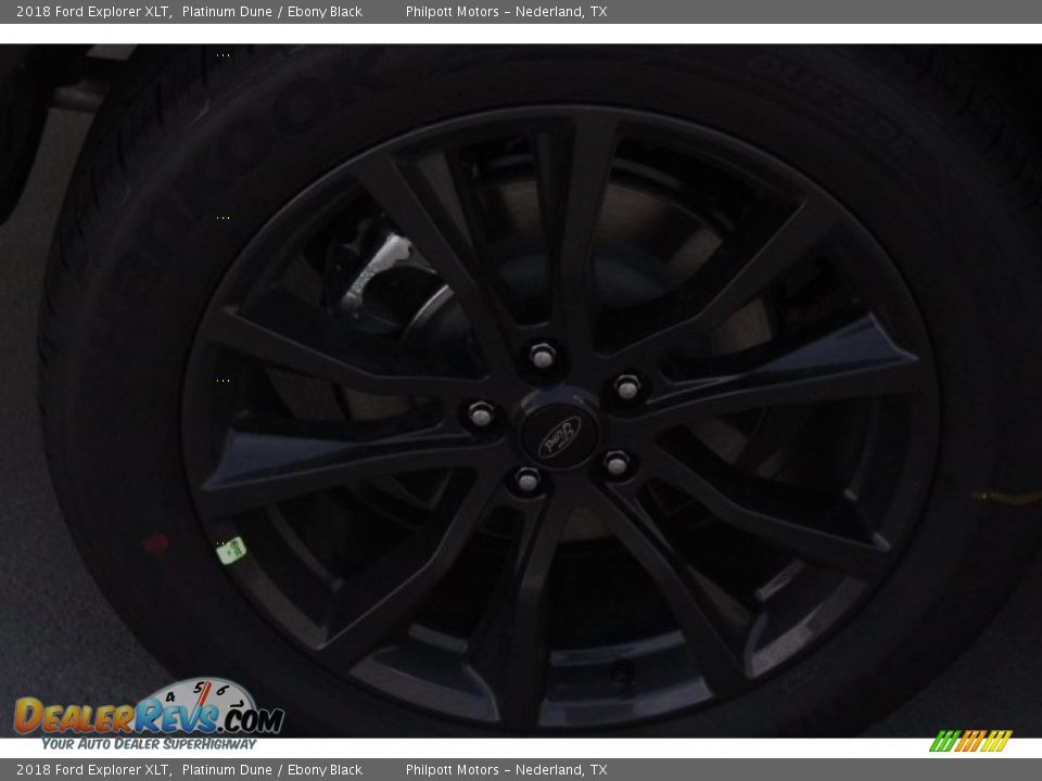 2018 Ford Explorer XLT Platinum Dune / Ebony Black Photo #10