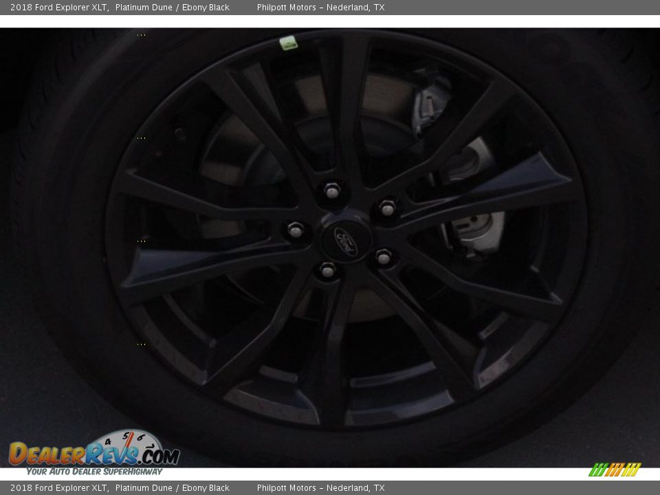 2018 Ford Explorer XLT Platinum Dune / Ebony Black Photo #11
