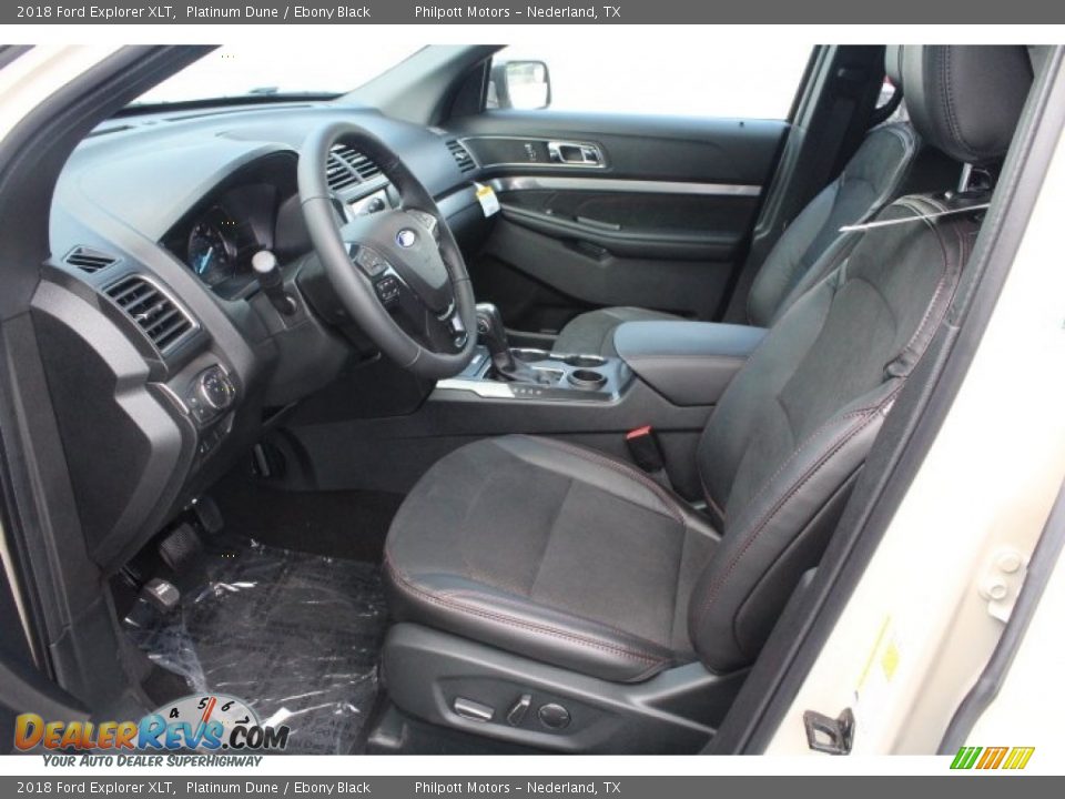 2018 Ford Explorer XLT Platinum Dune / Ebony Black Photo #14