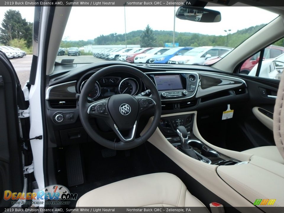 2019 Buick Envision Essence AWD Summit White / Light Neutral Photo #13