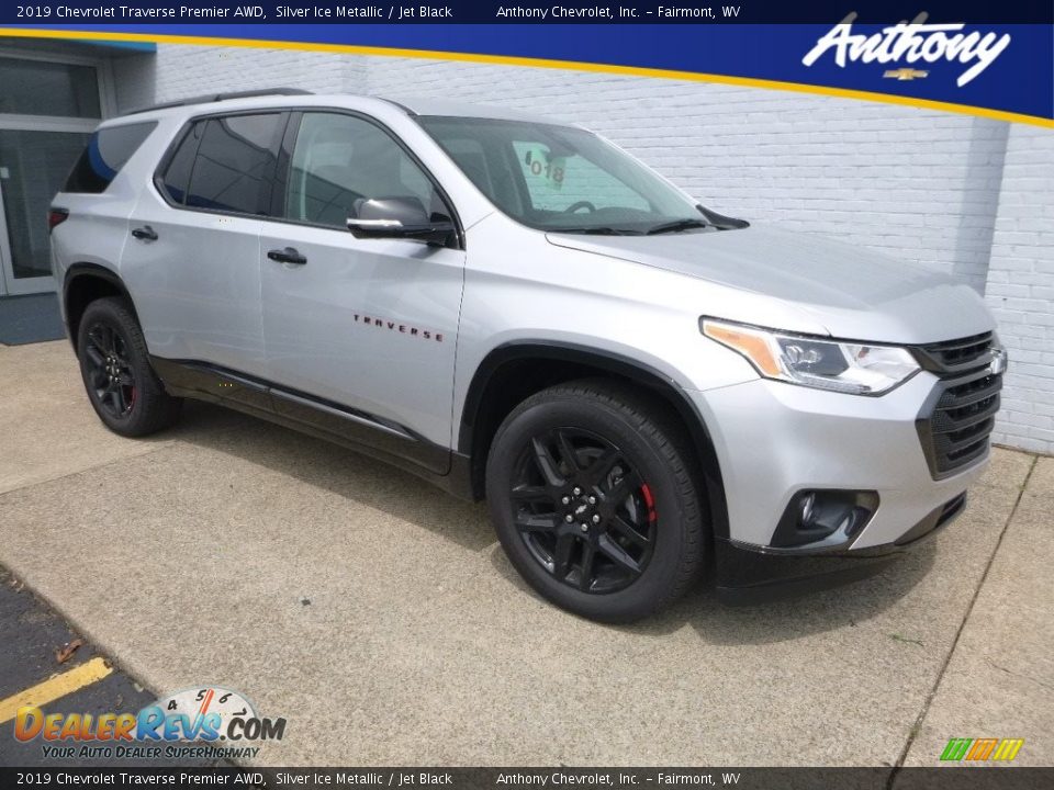 2019 Chevrolet Traverse Premier AWD Silver Ice Metallic / Jet Black Photo #1