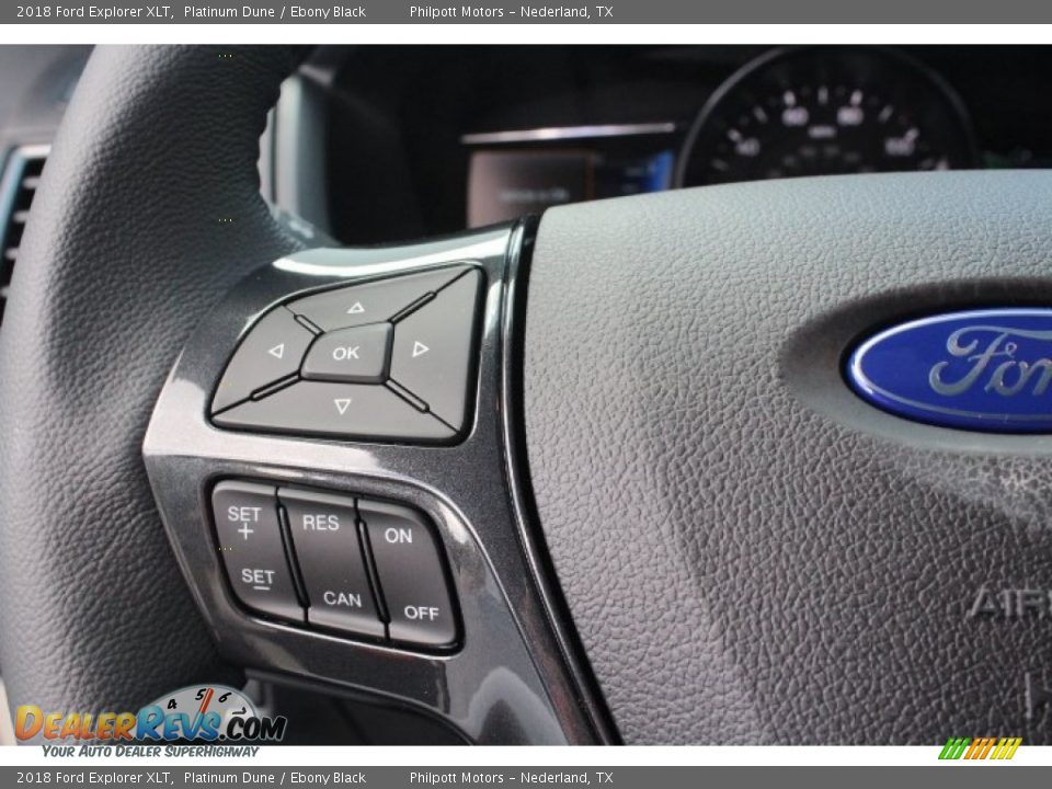 2018 Ford Explorer XLT Platinum Dune / Ebony Black Photo #20
