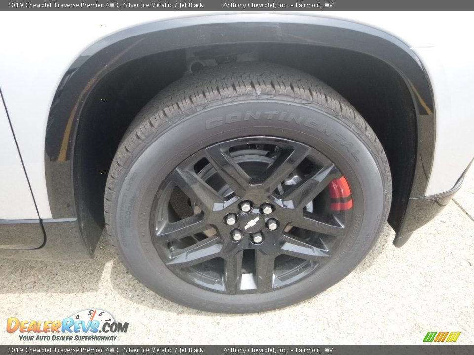 2019 Chevrolet Traverse Premier AWD Silver Ice Metallic / Jet Black Photo #2