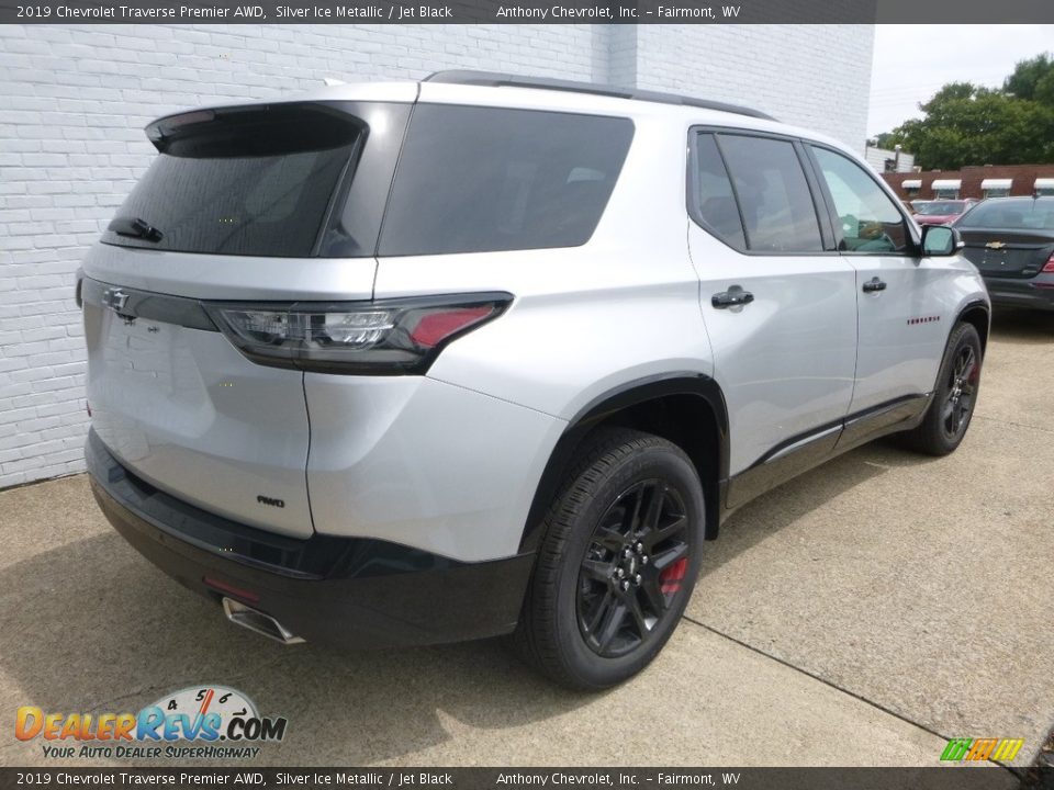 2019 Chevrolet Traverse Premier AWD Silver Ice Metallic / Jet Black Photo #4