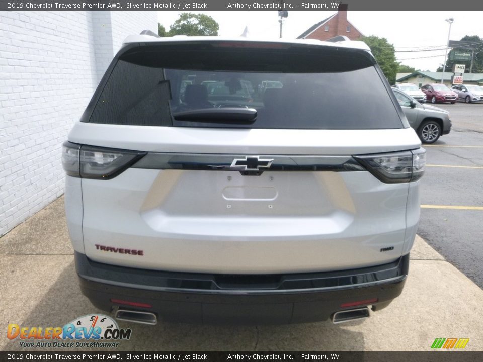 2019 Chevrolet Traverse Premier AWD Silver Ice Metallic / Jet Black Photo #5