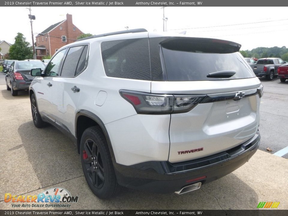 2019 Chevrolet Traverse Premier AWD Silver Ice Metallic / Jet Black Photo #6