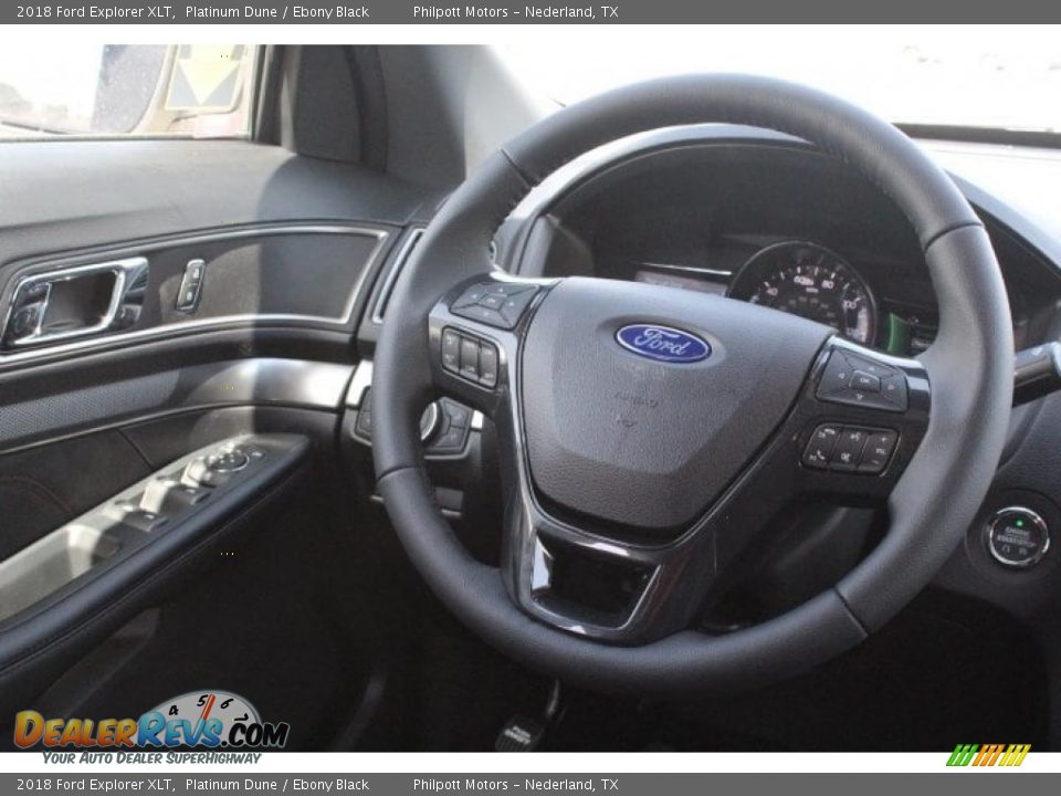 2018 Ford Explorer XLT Platinum Dune / Ebony Black Photo #27