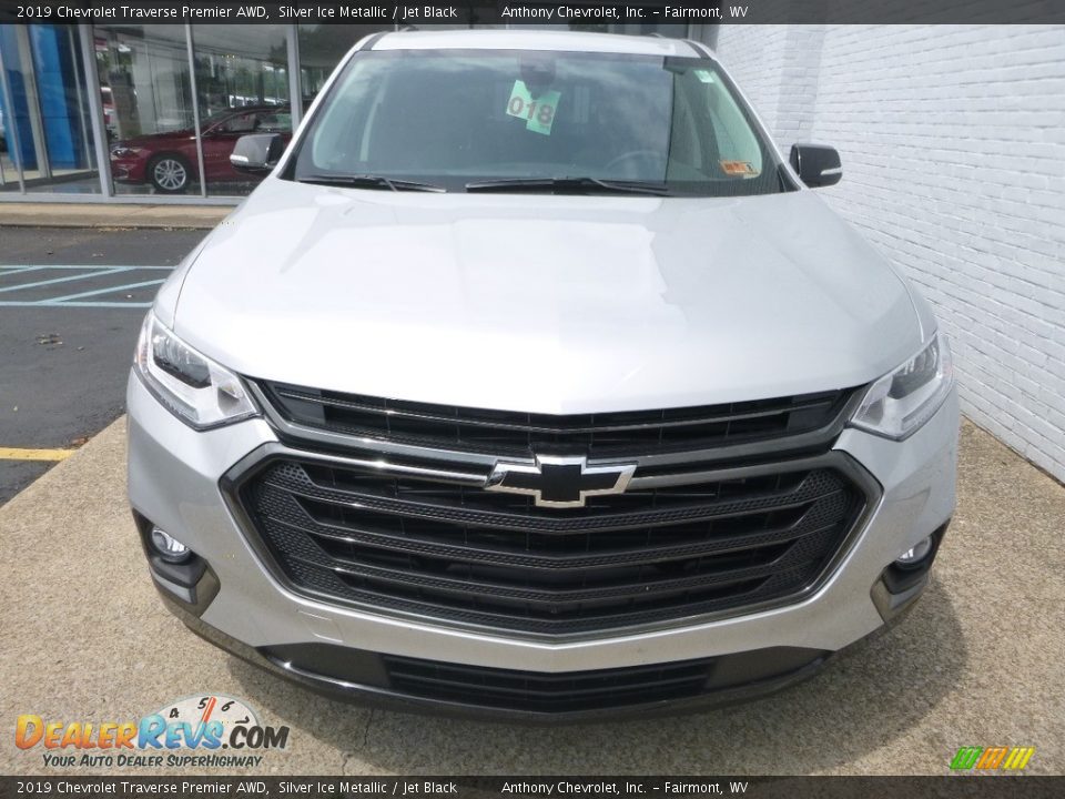 2019 Chevrolet Traverse Premier AWD Silver Ice Metallic / Jet Black Photo #8