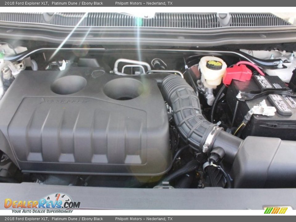 2018 Ford Explorer XLT Platinum Dune / Ebony Black Photo #36