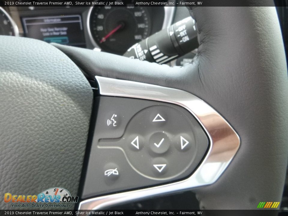 2019 Chevrolet Traverse Premier AWD Silver Ice Metallic / Jet Black Photo #19