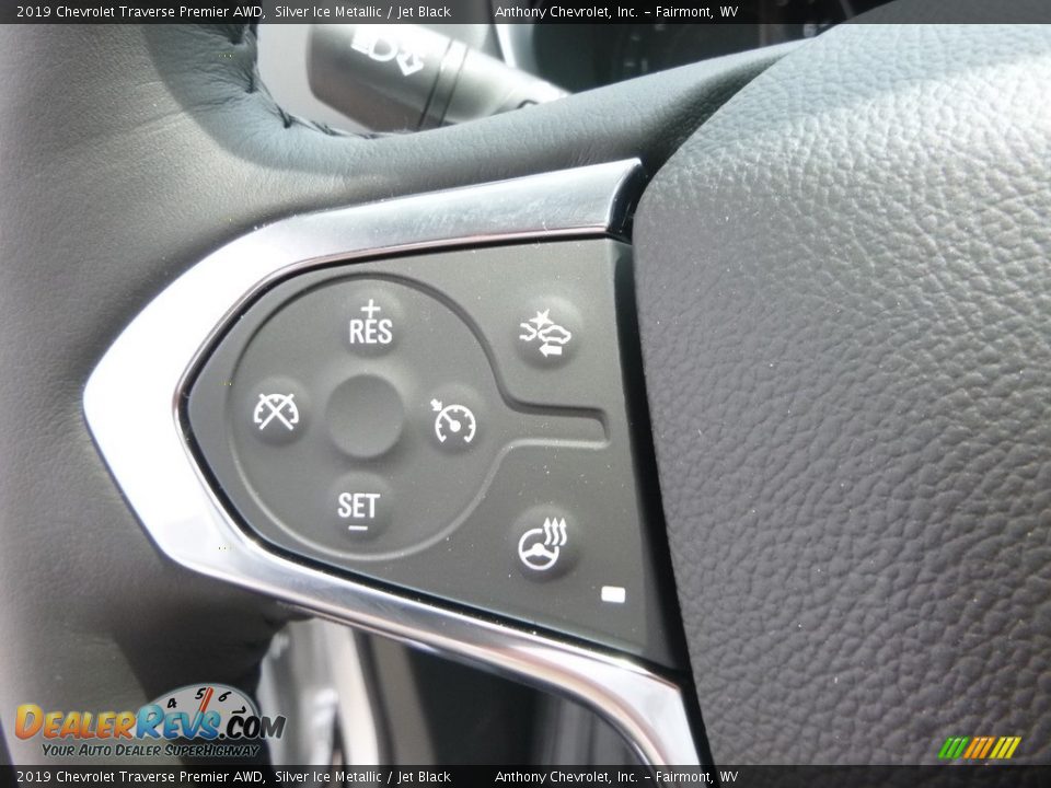 2019 Chevrolet Traverse Premier AWD Silver Ice Metallic / Jet Black Photo #20
