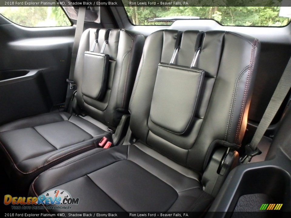 2018 Ford Explorer Platinum 4WD Shadow Black / Ebony Black Photo #12