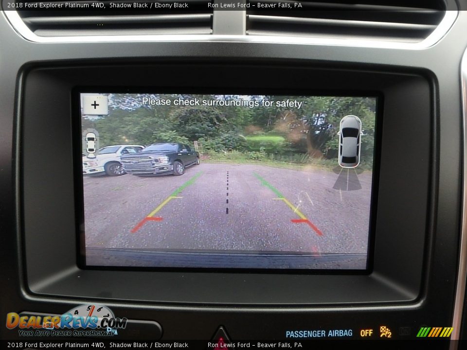 2018 Ford Explorer Platinum 4WD Shadow Black / Ebony Black Photo #20