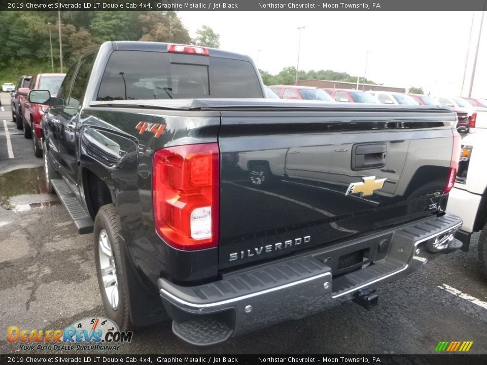 2019 Chevrolet Silverado LD LT Double Cab 4x4 Graphite Metallic / Jet Black Photo #3