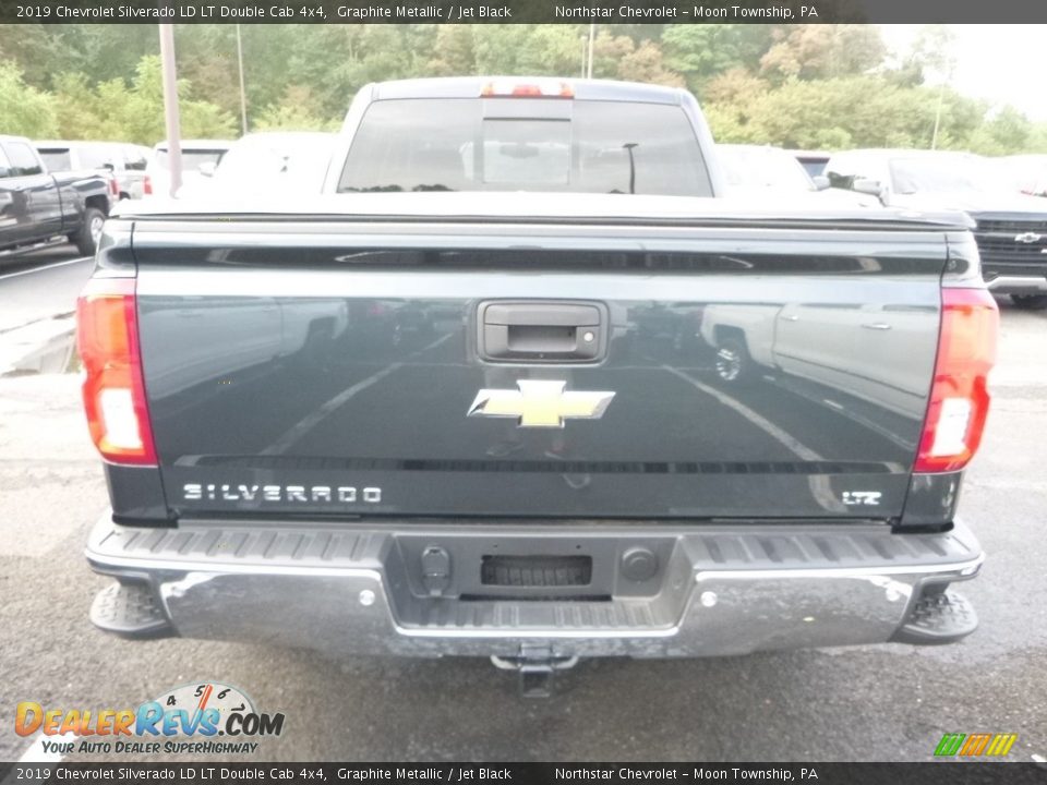 2019 Chevrolet Silverado LD LT Double Cab 4x4 Graphite Metallic / Jet Black Photo #4