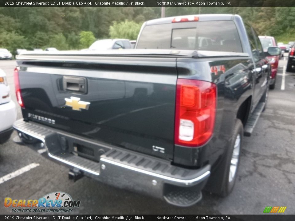 2019 Chevrolet Silverado LD LT Double Cab 4x4 Graphite Metallic / Jet Black Photo #5