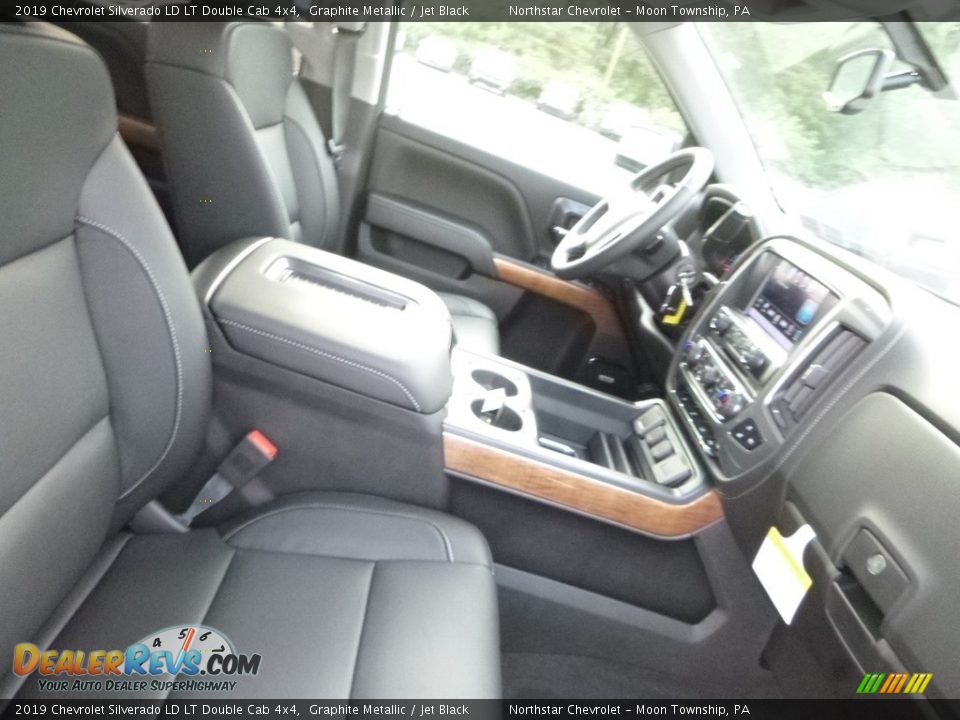 2019 Chevrolet Silverado LD LT Double Cab 4x4 Graphite Metallic / Jet Black Photo #10