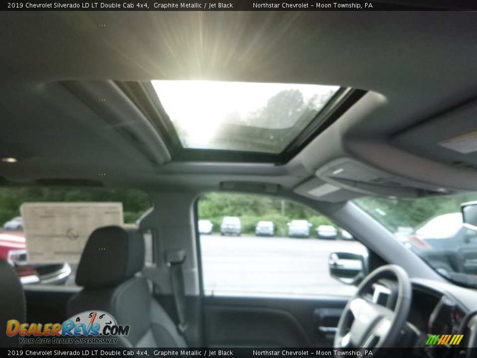 2019 Chevrolet Silverado LD LT Double Cab 4x4 Graphite Metallic / Jet Black Photo #12