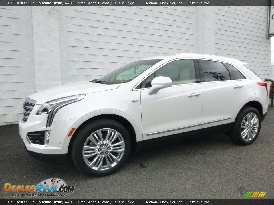 Front 3/4 View of 2019 Cadillac XT5 Premium Luxury AWD Photo #2